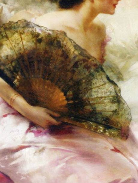 After the Ball, detail, by Conrad Kiesel, 1846-1921
