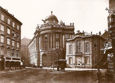 Altes Burgtheater, Michaelerplatz - The old Burgtheater (before 1888)
