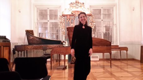 Salzburg 132 - Happiness is... to hear your own mezzo voice singing 'Als Luise' in the Tanzmeistersaal, Mozart Wohnhaus, on a 27 January