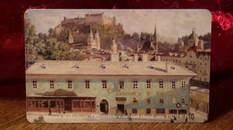 Salzburg 63 - My 2016 Membership Card for The Mozarteum Foundation - At Mozart Wohnhaus in Salzburg